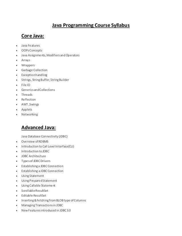 Java Programming Beginners Pdf